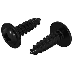 Vidaxl zelftappende nagel 2 st zwart 3,5 x 12 mm ijzer