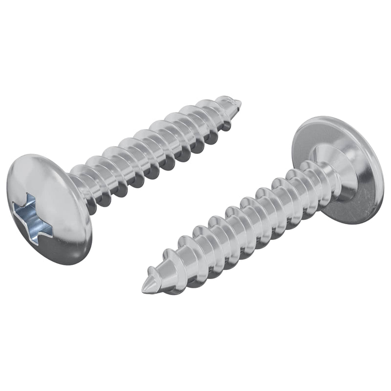 Afbeelding laden in galerijviewer, Vidaxl zelftappende nagel 2 pcs verzinkt 4 x 20 mm staal
