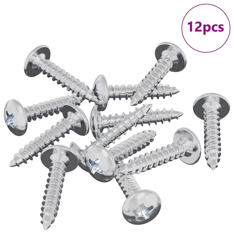Afbeelding laden in galerijviewer, Vidaxl zelftappende nagel 12 pcs verzinkt 4 x 20 mm staal
