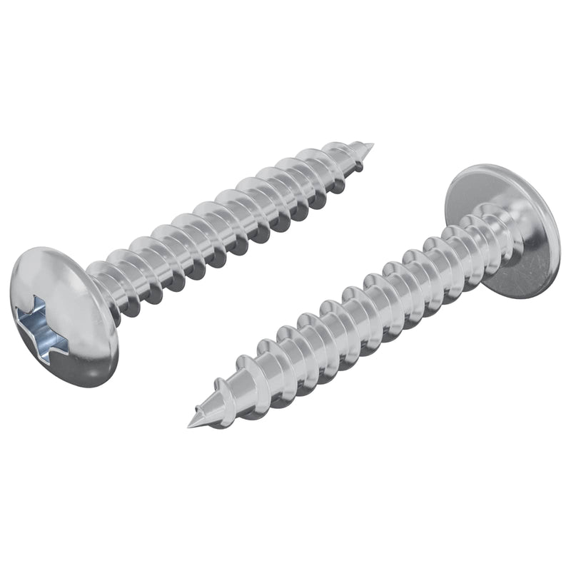 Afbeelding laden in galerijviewer, Vidaxl zelftappende nagel 2 pcs verzinkt 4 x 25 mm staal
