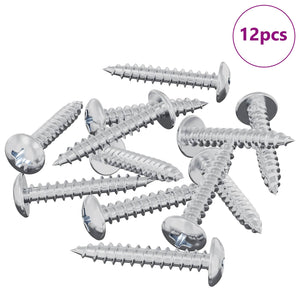 Vidaxl zelftappende nagel 12 st verzinkt 4 x 25 mm staal