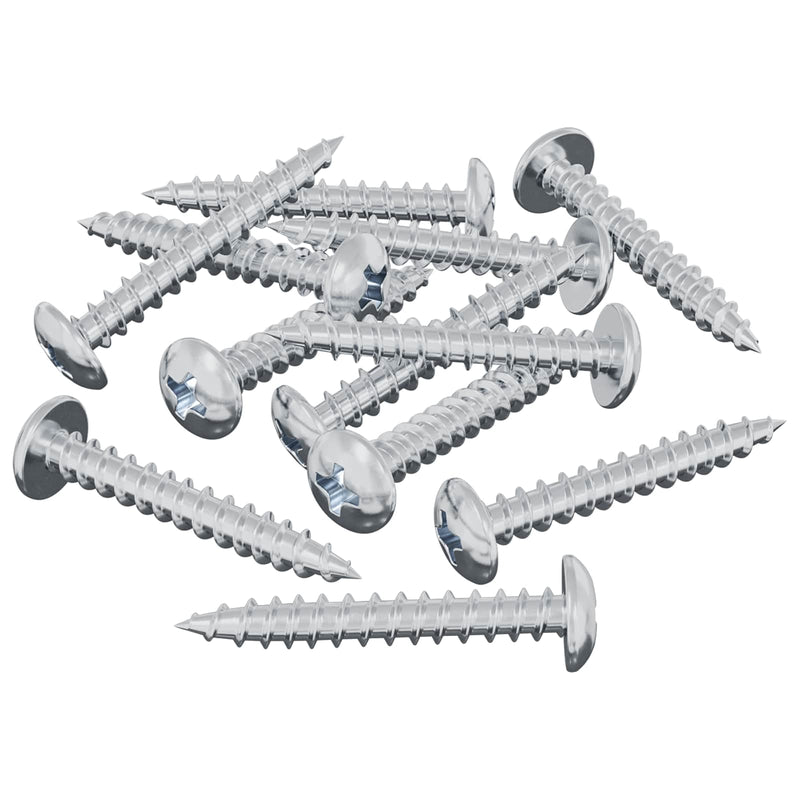 Afbeelding laden in galerijviewer, Vidaxl houten schroef 8182 st zilver m4 x 28 mm ijzer
