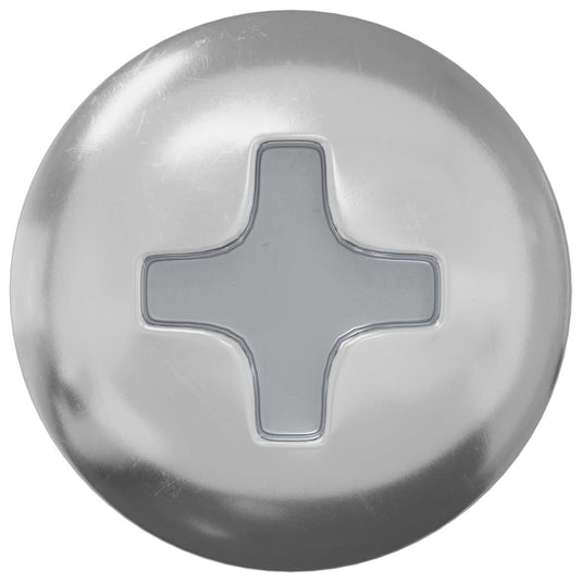 Vidaxl bout 2 pcs zilver m4 x 16 mm staal