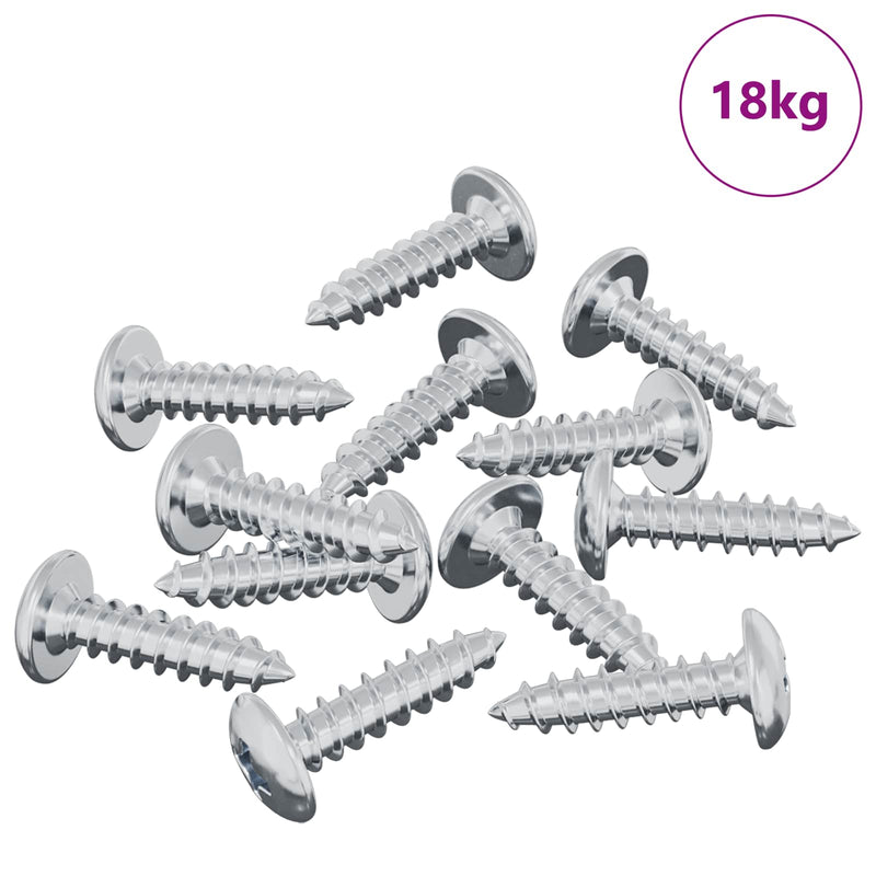Afbeelding laden in galerijviewer, Vidaxl bout 13636 pcs zilver m4 x 16 mm staal
