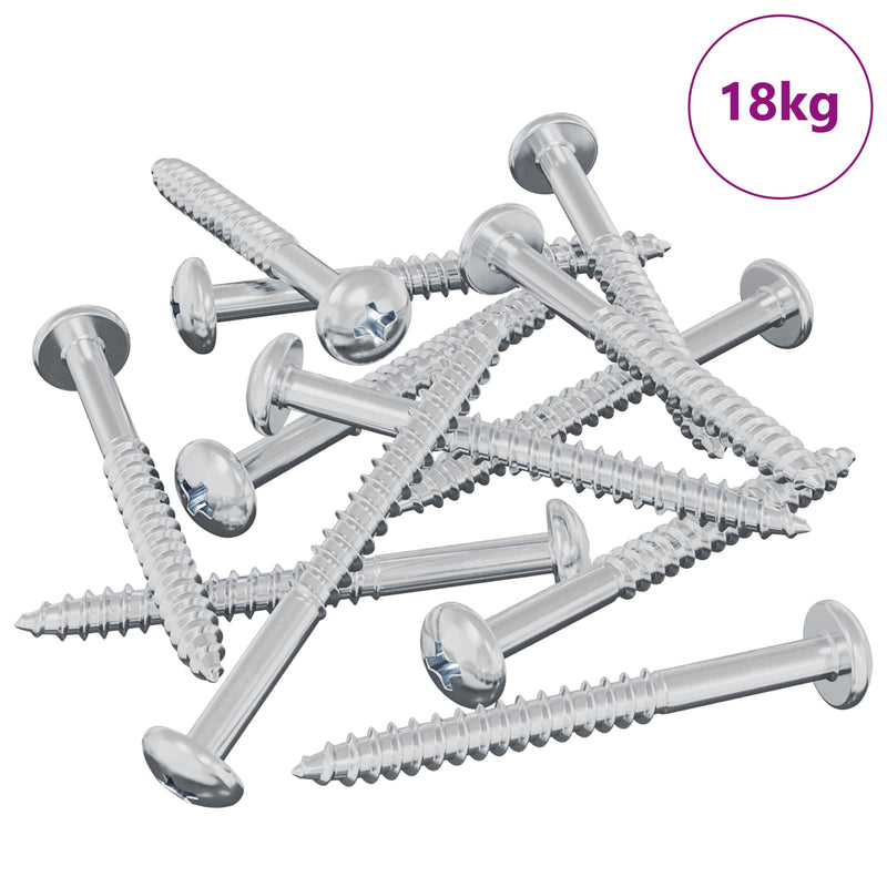 Afbeelding laden in galerijviewer, Vidaxl houten schroef 3273 st zilver 9,8 x 53 mm staal
