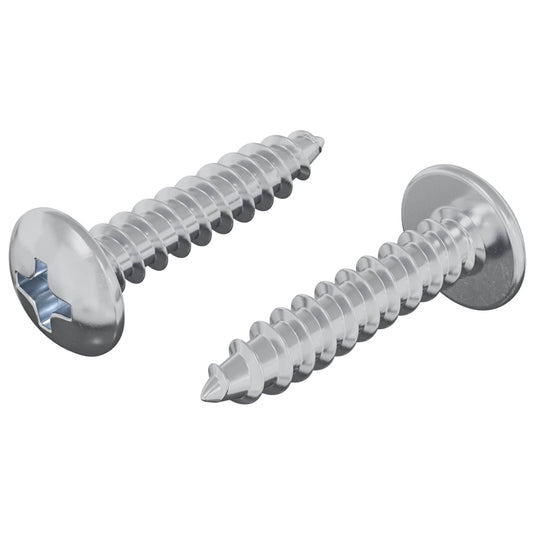 Vidaxl houten schroeven 2 st zilver m4 x 20 mm staal