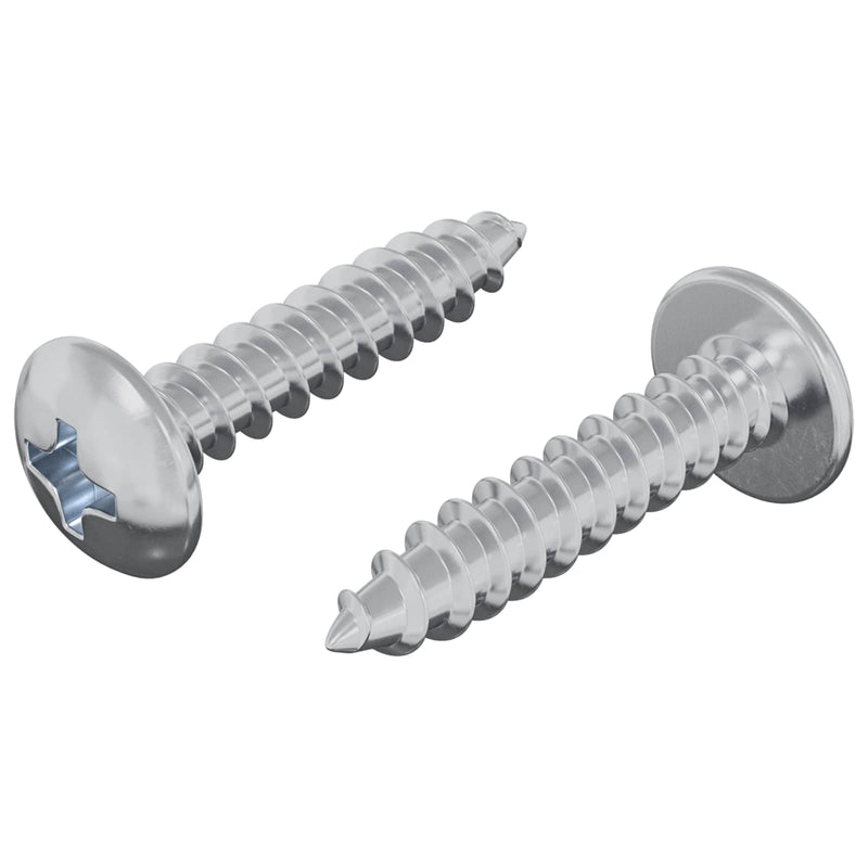 Afbeelding laden in galerijviewer, Vidaxl houten schroeven 2 st zilver m4 x 20 mm staal
