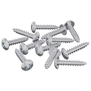 Vidaxl houten schroeven 12 st zilver m3,5 x 20 mm staal