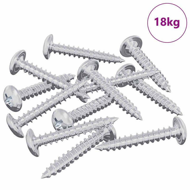 Afbeelding laden in galerijviewer, Vidaxl houten schroeven 9231 pcs zilver staal
