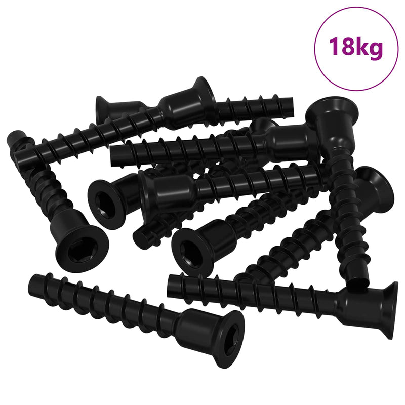Afbeelding laden in galerijviewer, Vidaxl socket cap head schroef 3072 st zwart 7 x 40 mm ijzer
