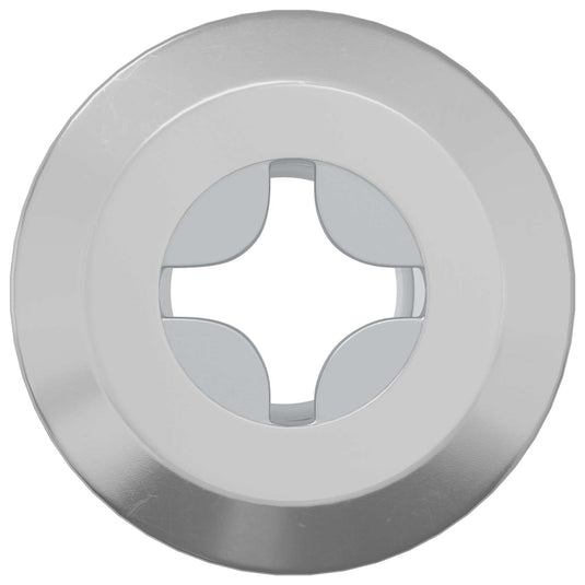 Vidaxl slotmoer 2 pcs nikkel m6 x 25 mm staal