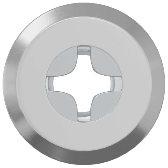 Vidaxl slotmoer 2 pcs zilver m6 x 15 mm staal