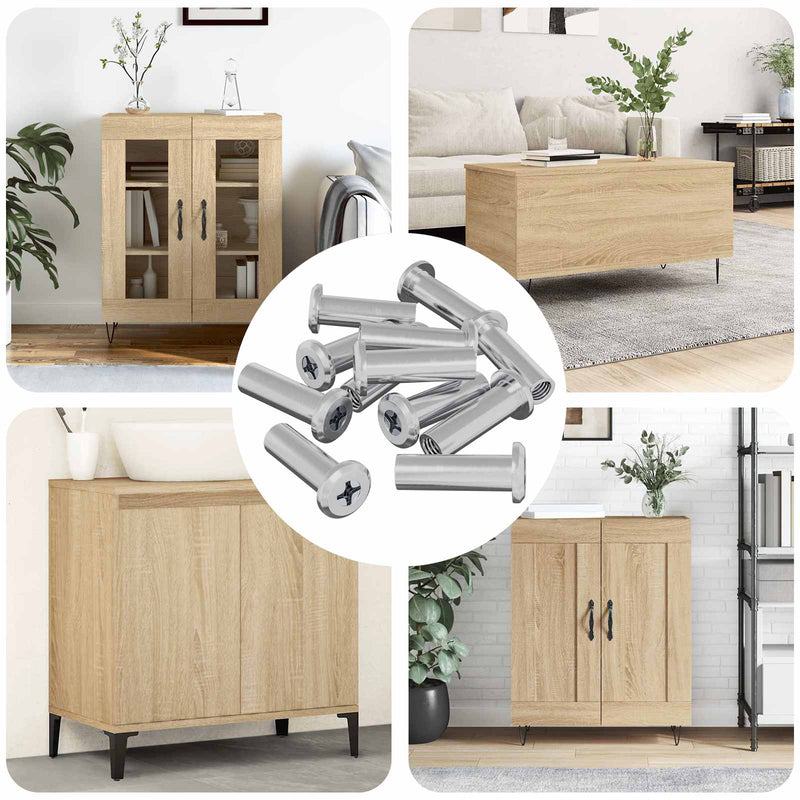 Afbeelding laden in galerijviewer, Vidaxl slotmoer 2857 pcs zilver staal
