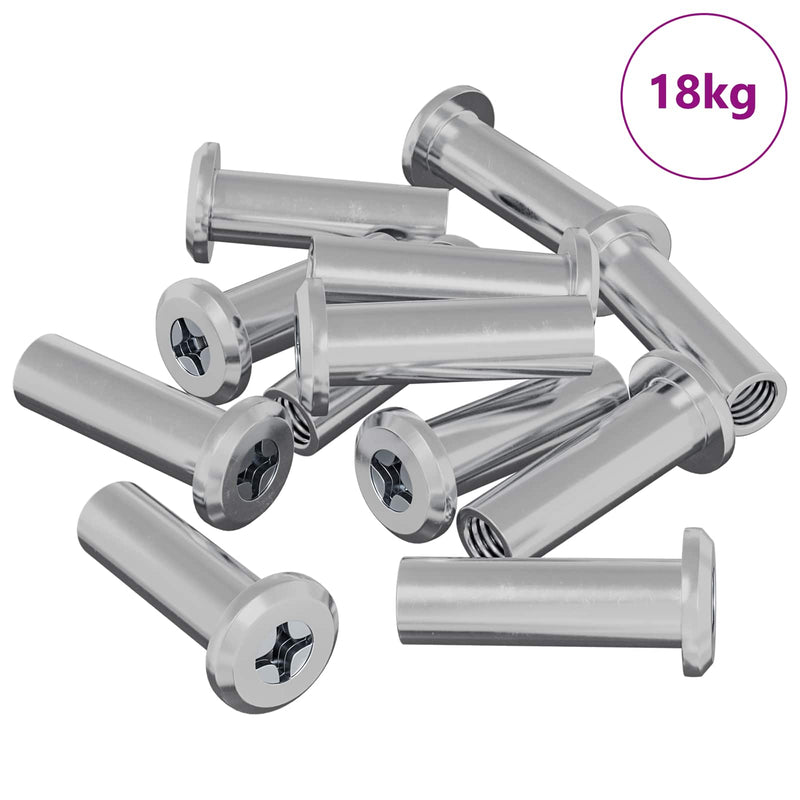 Afbeelding laden in galerijviewer, Vidaxl slotmoer 2857 pcs zilver staal
