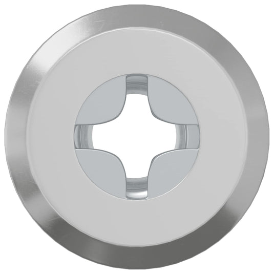 Vidaxl slotmoer 2857 pcs zilver staal