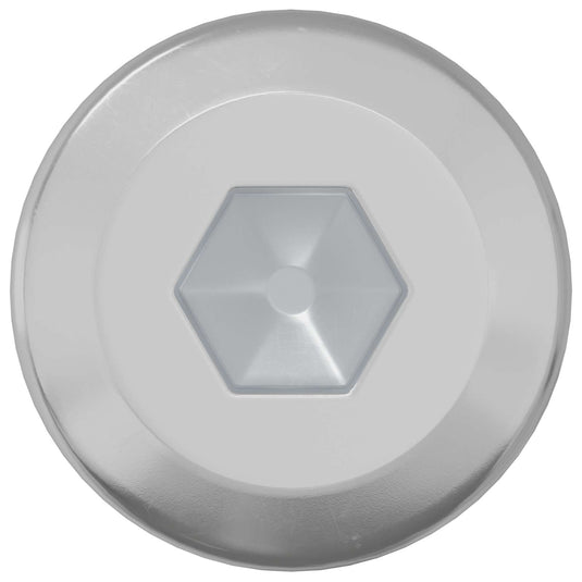 Vidaxl slotschroef effen 2 pcs zilver m6 x 12 mm staal