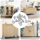Vidaxl slotschroef effen 4865 st zilver staal