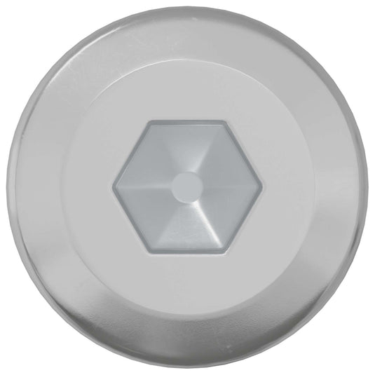 Vidaxl slotschroef effen 2 st zilver m6 x 35 mm staal