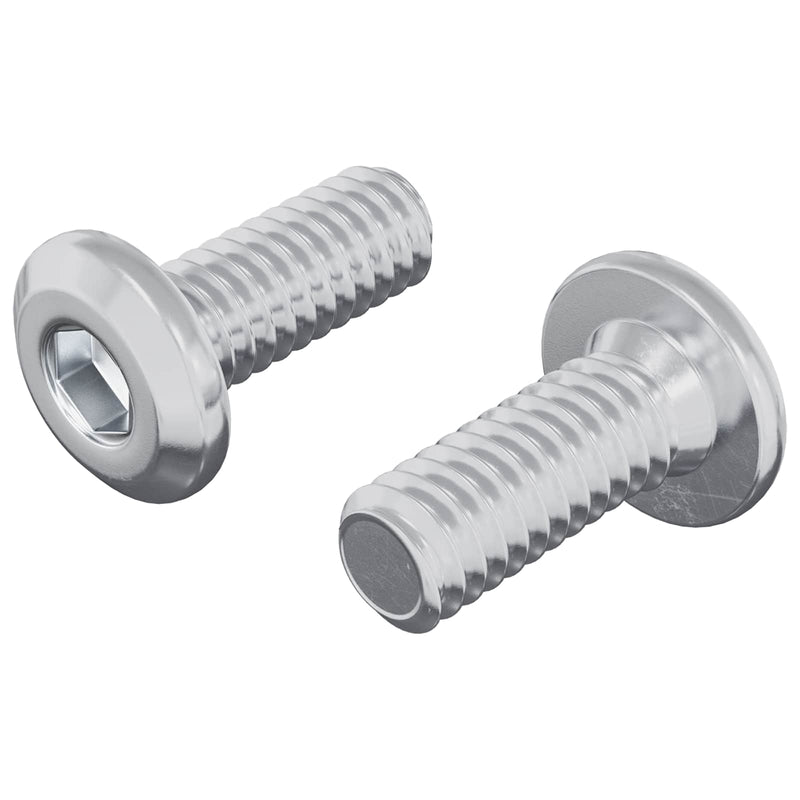 Afbeelding laden in galerijviewer, Vidaxl vergrendelingsschroef 2 pcs zilver m6 x 15 mm staal
