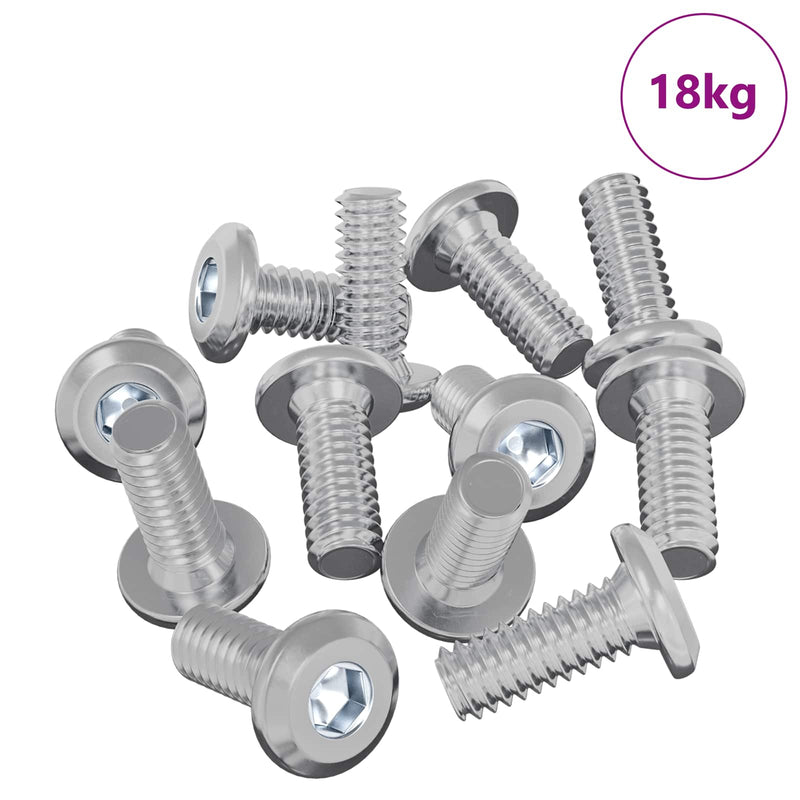 Afbeelding laden in galerijviewer, Vidaxl vergrendelingsschroef 3600 pcs zilver staal
