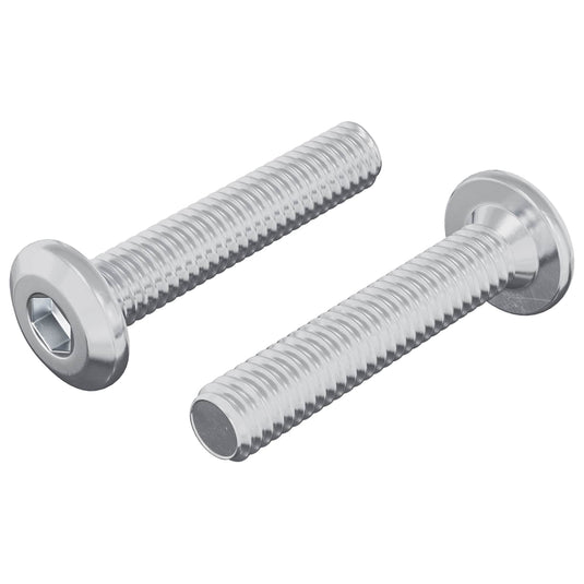 Vidaxl vergrendelingsschroef 2 pcs zilver m6 x 35 mm staal