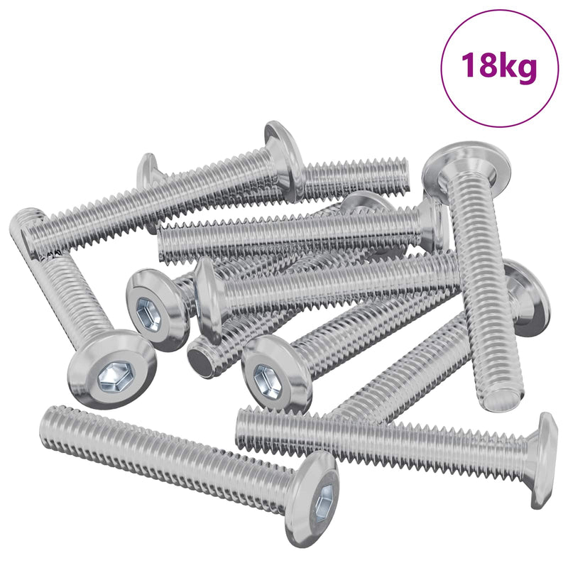 Afbeelding laden in galerijviewer, Vidaxl vergrendelingsschroef 2514 pcs zilver staal
