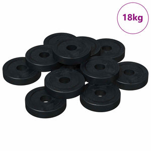 Vidaxl geschikt voor vlakke ringen 36000 st zwart ∅15 x 3 mm
