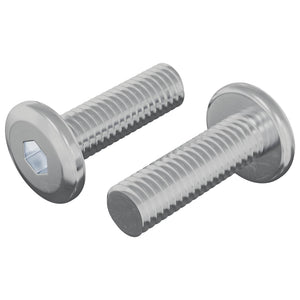 Vidaxl bout 2 st zilver 8 x 25 mm staal