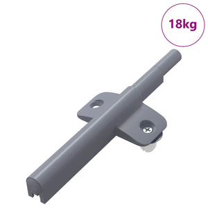 Vidaxl zachte sluitdempers 1161 st grijs 125 x 47 x 15 mm pp