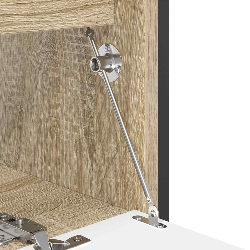 Afbeelding laden in galerijviewer, Vidaxl gasveer 439 pcs zilver ijzer
