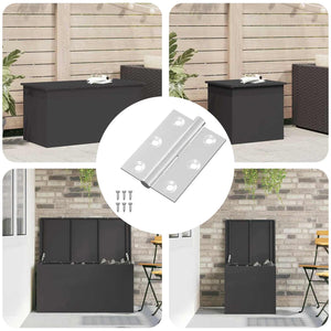 Vidaxl scharnier 720 st zilver 50 x 38 x 1,3 mm staal