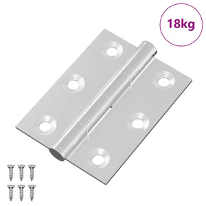 Vidaxl scharnier 720 st zilver 50 x 38 x 1,3 mm staal