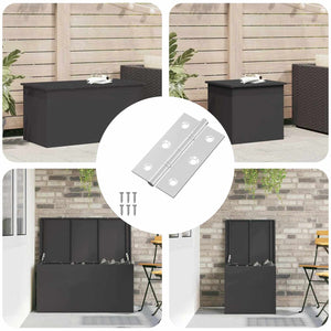 Vidaxl scharnier effen 899 st zilver 58 x 35 x 1 mm staal