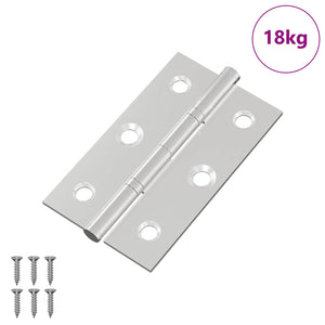 Vidaxl scharnier effen 899 st zilver 58 x 35 x 1 mm staal