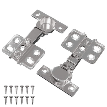 Vidaxl scharnier 2 pcs nikkel 85 x 52,5 x 9,5 mm ijzer