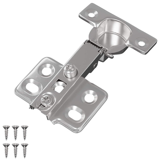 Vidaxl scharnier 12 st nikkel 85 x 52,5 x 9,5 mm ijzer