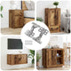 Vidaxl scharnier 2 pcs nikkel 85 x 52,5 x 9,5 mm ijzer