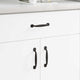 Vidaxl meubelhandgreep 250 pcs zwart 130 x 19,4 x 22,3 mm aluminium