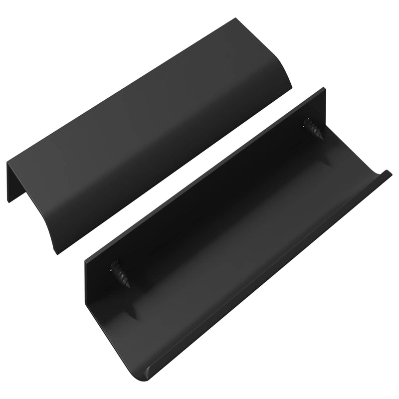 Afbeelding laden in galerijviewer, Vidaxl handvat 725 pcs zwart 120 x 39.6 x 17 mm aluminium
