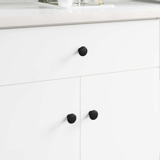 Vidaxl handvat 12 pcs zwart ø30 mm aluminium