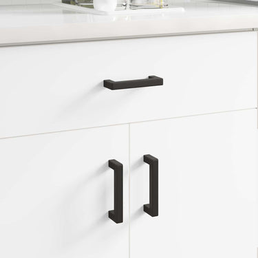 Vidaxl meubelhandgreep 429 pcs zwart 110 x 12 x 36 mm ijzer