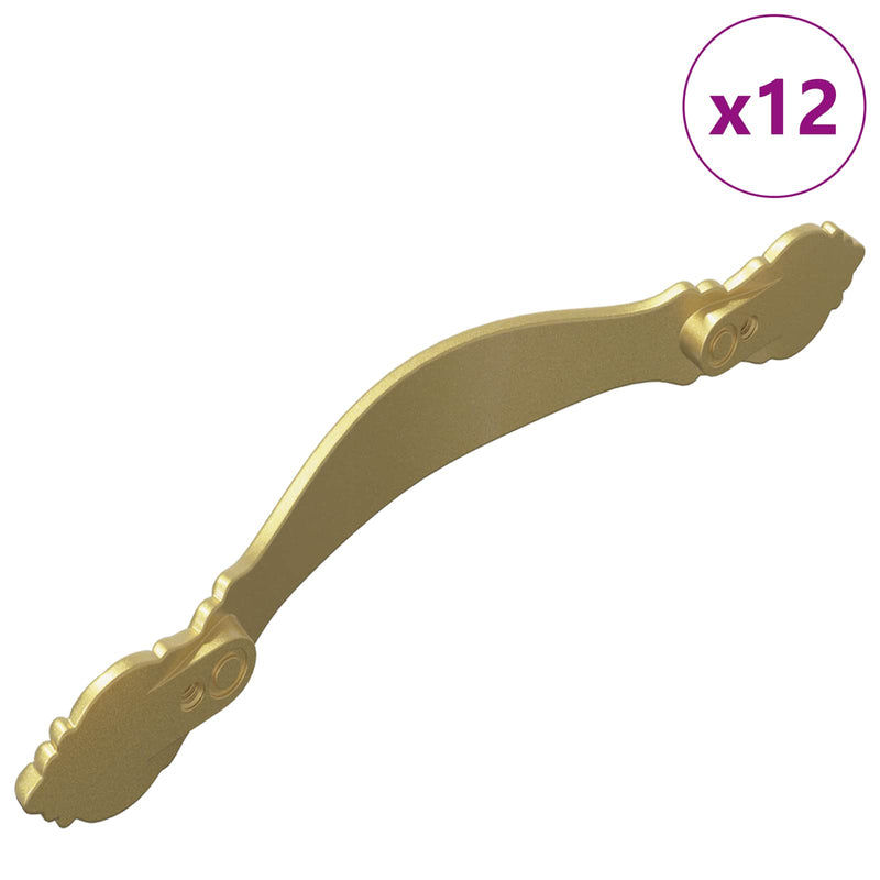 Afbeelding laden in galerijviewer, Vidaxl handvat 12 st goud 143 x 19,2 x 20 mm zinklegering
