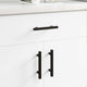 Vidaxl kasthandgreep 2 pcs zwart 150 x 12,3 x 35,2 mm roestvrij staal