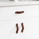 Vidaxl kast handvatten 2 pcs bruin 140 x 25 x 2,3 mm pu