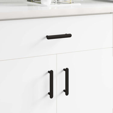 Vidaxl kasthandgreep 474 pcs zwart 121 x 16.6 x 28.3 mm ijzer