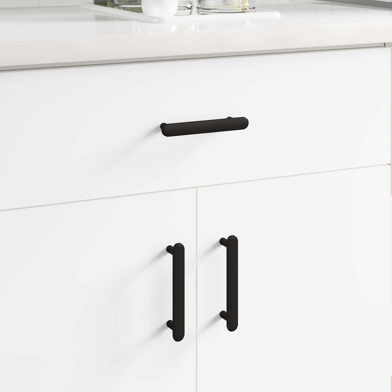 Afbeelding laden in galerijviewer, Vidaxl kasthandgreep 474 pcs zwart 121 x 16.6 x 28.3 mm ijzer
