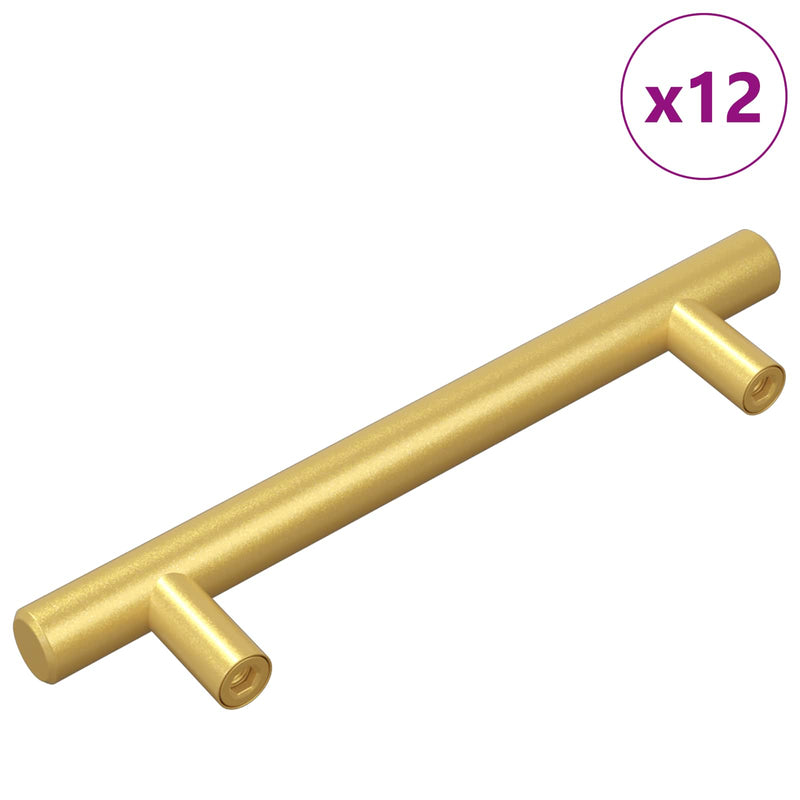 Afbeelding laden in galerijviewer, Vidaxl kasthandgreep 12 pcs goud 150 mm roestvrij staal
