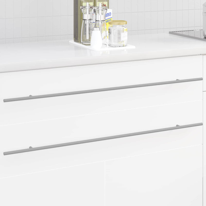 Afbeelding laden in galerijviewer, Vidaxl kasthandgreep 12 pcs zilver 900 mm roestvrij staal
