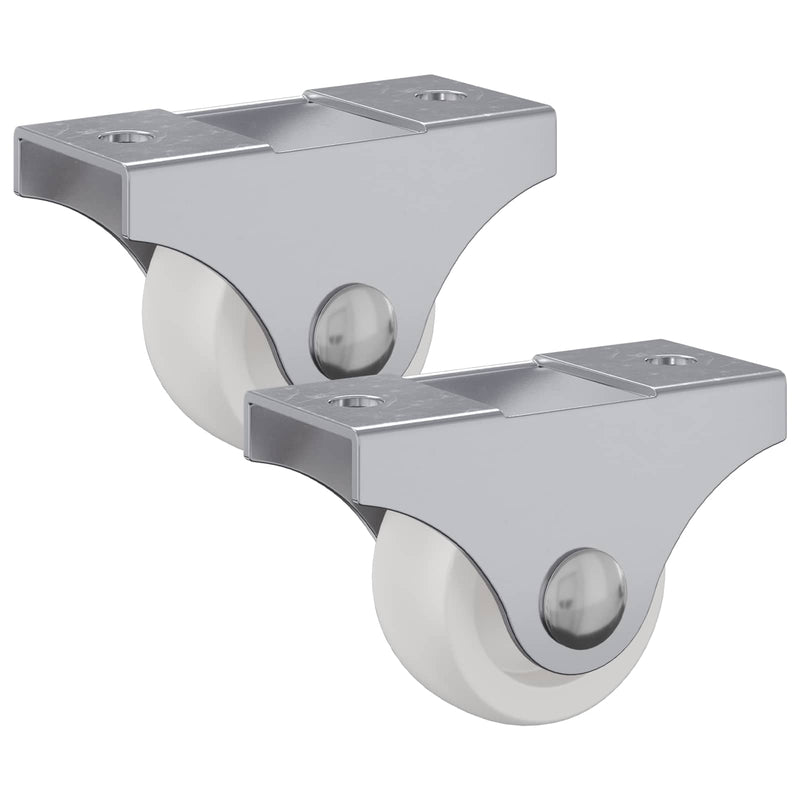 Afbeelding laden in galerijviewer, Vidaxl caster 2 st wit 42 x 11,5 x 29 mm ijzer
