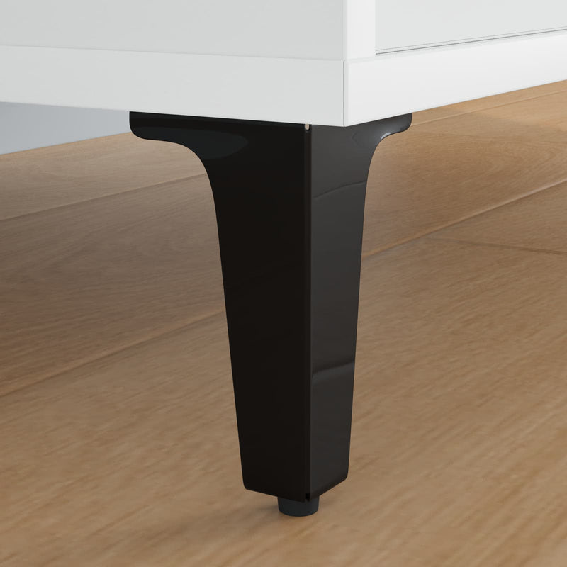 Afbeelding laden in galerijviewer, Vidaxl meubelpoten 12 st zwart 54,1 x 54,1 x 100 mm ijzer
